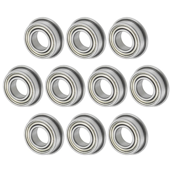 10Er-Pack MF126ZZ Flansch-Kugellager FüR 6X12X4Mm, Versiegelt Chromstahl-image