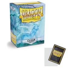 Matte Clear 100 ct Dragon Shield Sleeves Standard Size