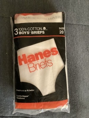 Rare Vintage HANES Red Stripe briefs Deadstock NIP Discontinued NOS Sz:20