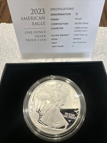 2023 S  American Eagle One Ounce Silver Proof Coin  Walking Liberty 2a