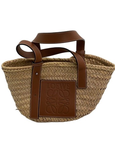 LOEWE LOEWE Tote Bag BRW Basket Bag Small Raffia Leather