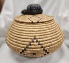 14" Yupik Basket Soapstone Carved Eskimo Basket Inuit - Apache Pima - Native — photo 2