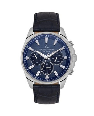 DANIEL KLEIN Men Analog Quartz Casual Watch Classic Dress Blue Dial Waterproof R