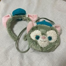 Tokyo Disney Resort Gelatoni Pass Case  Headband Set Plush Coin Bag Ears Hat