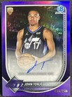 2025 Topps Signature John Tonje Purple (RAW)