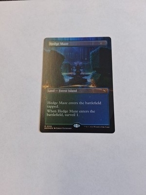 MTG Hedge Maze (Borderless) Murders at Karlov Manor Foil