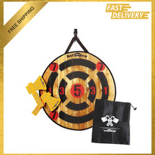 Foam Axe Throwing Game Indoor Outdoor Target Set Includes Two Foam Axes 26 Inch