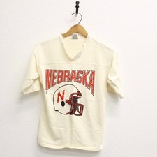 Vintage University of Nebraska Huskers Football T Shirt Small