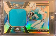 2018 Mike Gesicki Panini Prism Game Worn Patch 34/99