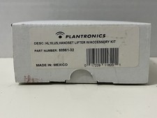 Plantronics HL10 60961-32 Black Handset Lifter w/Accessory Kit 71483-01 NEW