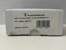 Plantronics HL10 60961-32 Black Handset Lifter w/Accessory Kit 71483-01 NEW