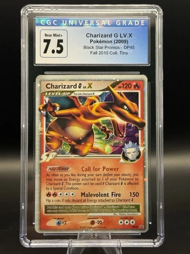 CGC 7.5 Charizard G LV.X DP45 Black Star Promo Holo 2009 Pokemon