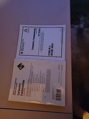 Carpentry Fundamentals Level 1 Job Sheet Package And Test Booklet