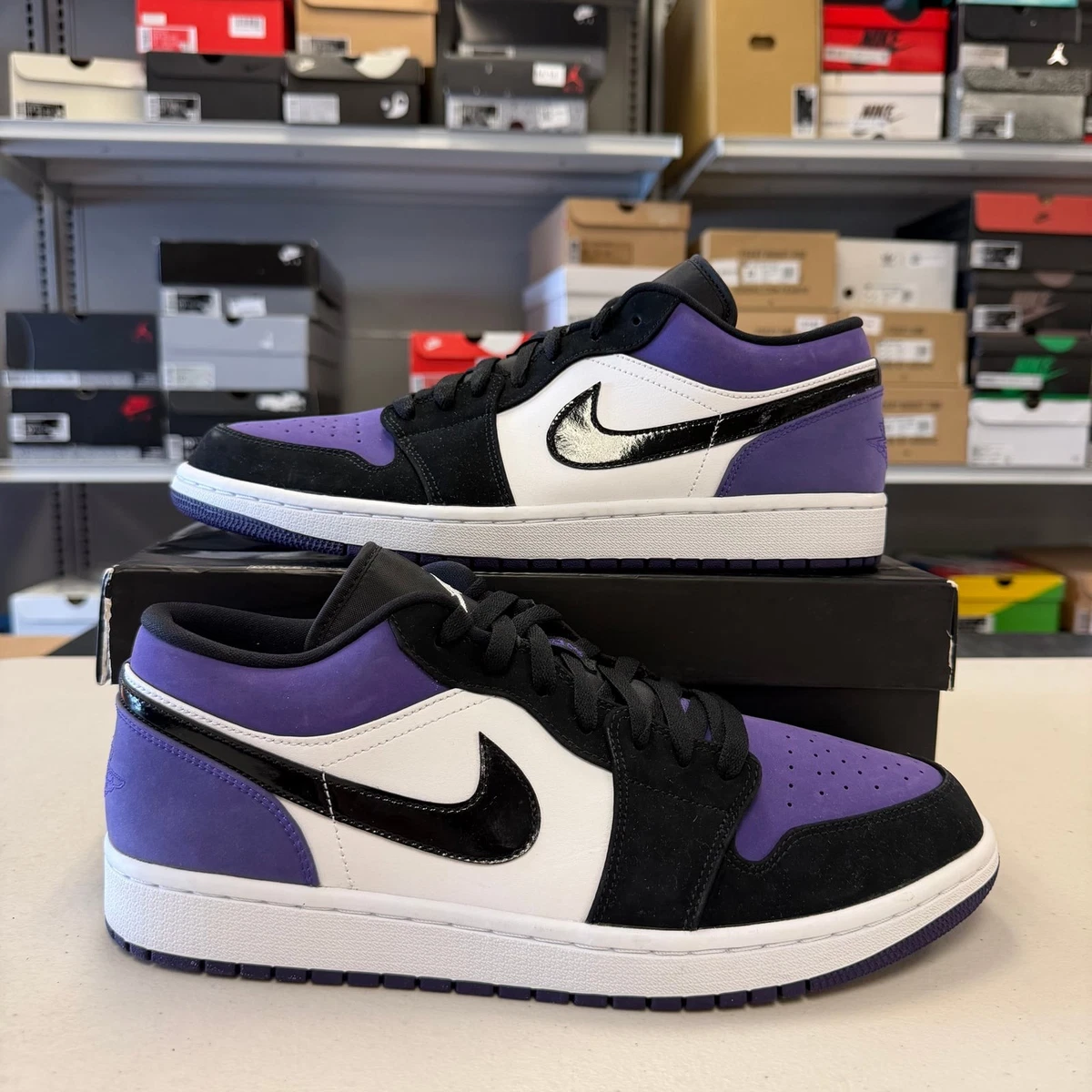 Las mejores ofertas en Jordan 1 Low Court Purple - 553558-125 | eBay