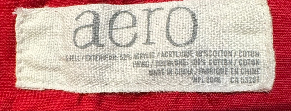 AERO AEROPOSTALE FAIR ISLE NORDIC SNOWFLAKE KNIT TOTE SHOULDER BAG - Image 2 of 4