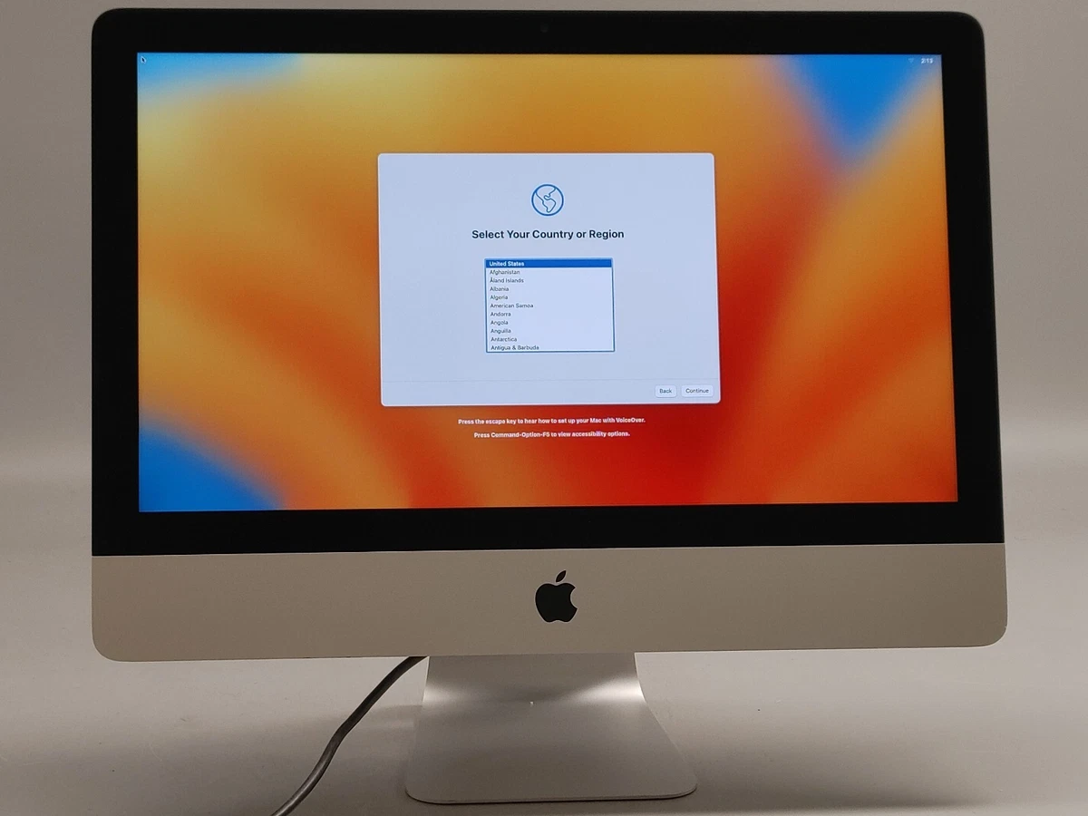Apple iMac Intel Core i5 7th Gen. 2017 Release Year Apple Desktops