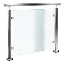 10mm Clear Toughened Safety Glass Balustrade Balcony Panels from Premier Range