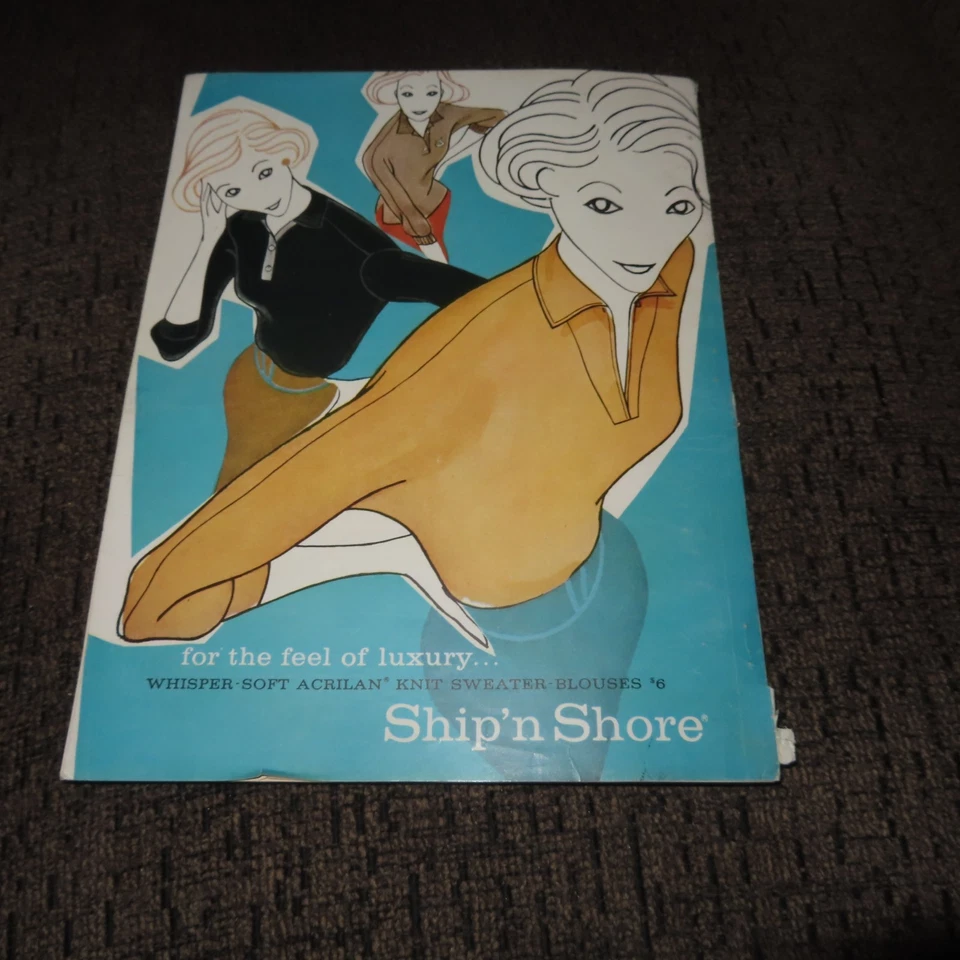 Mademoiselle career issue women October Oct 1957 166 pages great vintage ads Foto 2 de 4