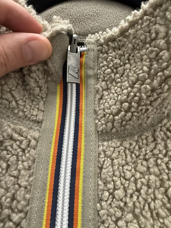 K Way YANNICK SHERPA POLAR REVERSIBLE VERDE ROBLE-VERDE ROBLE Foto 2 de 4