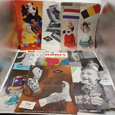 Bundle of Vintage Leaflets/Booklets on Clothing and Kids Toys (h16)