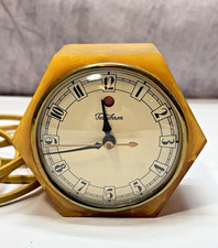 Vintage Rare Art Deco 1930's Telechron Electric Clock Model 3F53 Daphne GG-24