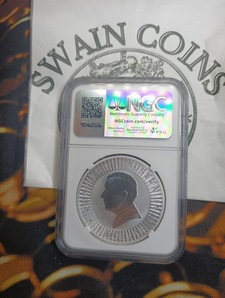 2024 P125 Australia S$1 NGC MS69 Kangaroo ES117 - Image 3 of 3