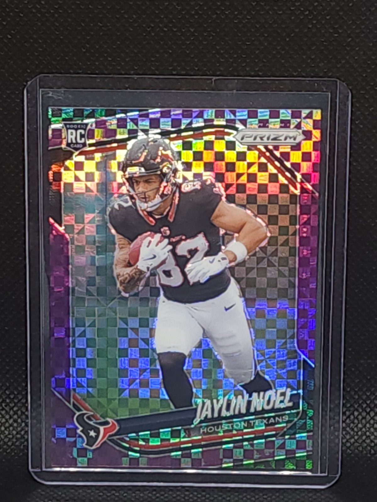JAYLIN NOEL 2025 PANINI PRIZM #386 ROOKIE PURPLE POWER RC /49 TEXANS