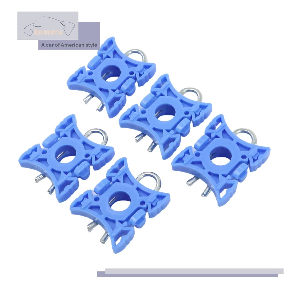 NUEVO 5 piezas clips de pivote deslizantes regulador de ventana para BMW 318i 318is 325 51321938884 Foto 3 de 4