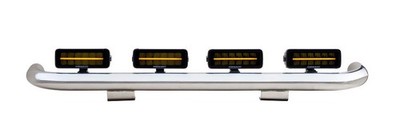 4x Euralight LED Fernscheinwerfer 24 Volt + Lampenbügel passend für DAF XF 95 CF