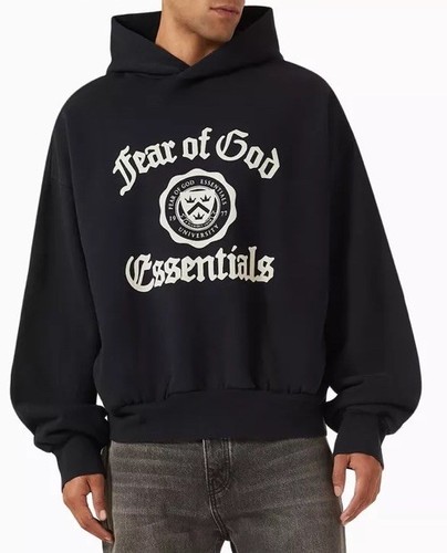 NWT Fear Of God Essentials Vintage Shrunken Hoodie- Men’s Small
