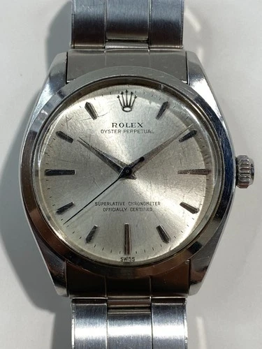 Vintage Rolex Oyster Ref 1002 Automatic Men's Watch, Pre-Owned, Runs (RB-#65)