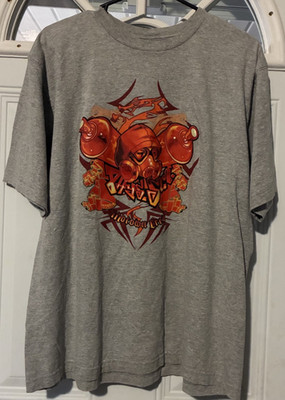 PHYS.SCI, Gray Graphic MoTown Crew Tee Shirt Size Med