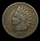 1887 INDIAN HEAD CENT G/VG - Exact Coin - Free Shipping