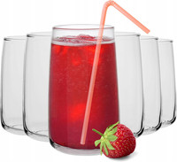 WassergläSer LongdrinkgläSer Set, 480 Ml, Von 6, TrinkgläSer Groß TrinkgläSer Se
