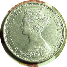 elf Great Britain Gothic Florin 1859 Victoria  6471