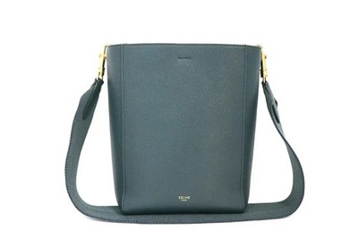 Celine Sangle Bucket Bag Small Green | eBay