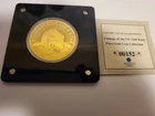 1854-S Liberty Head Half Eagle 1/200oz 24ct .999 Gold Proof Coin 2022 & COA