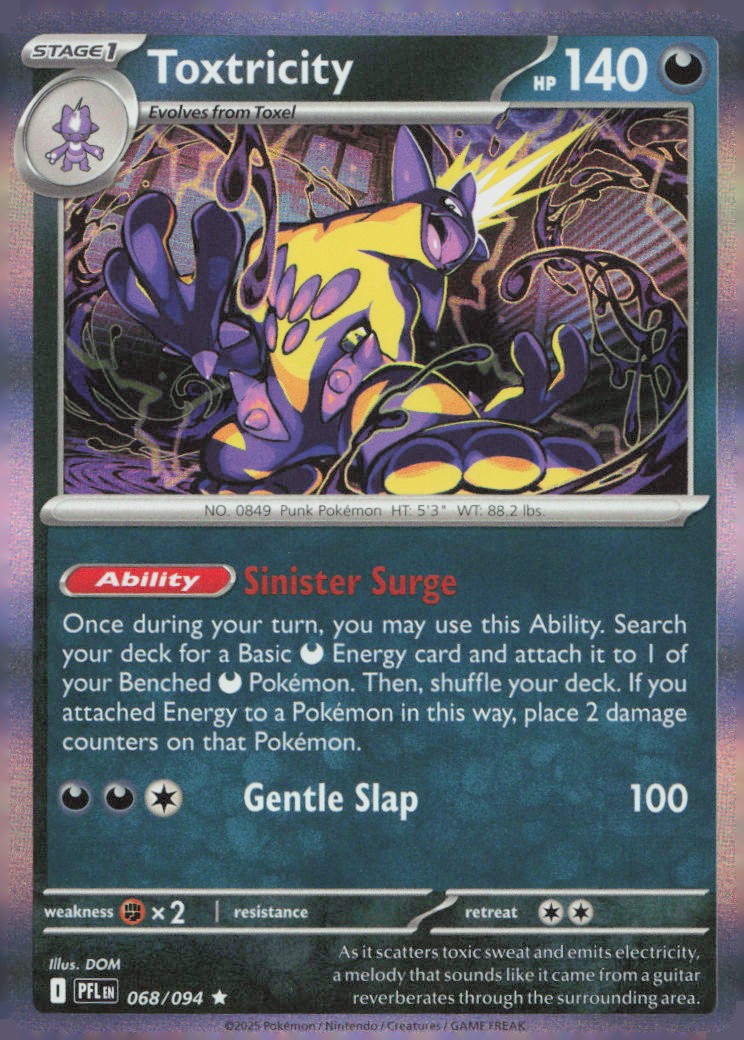 Toxtricity Rare ME02: Phantasmal Flames 068/094 NM