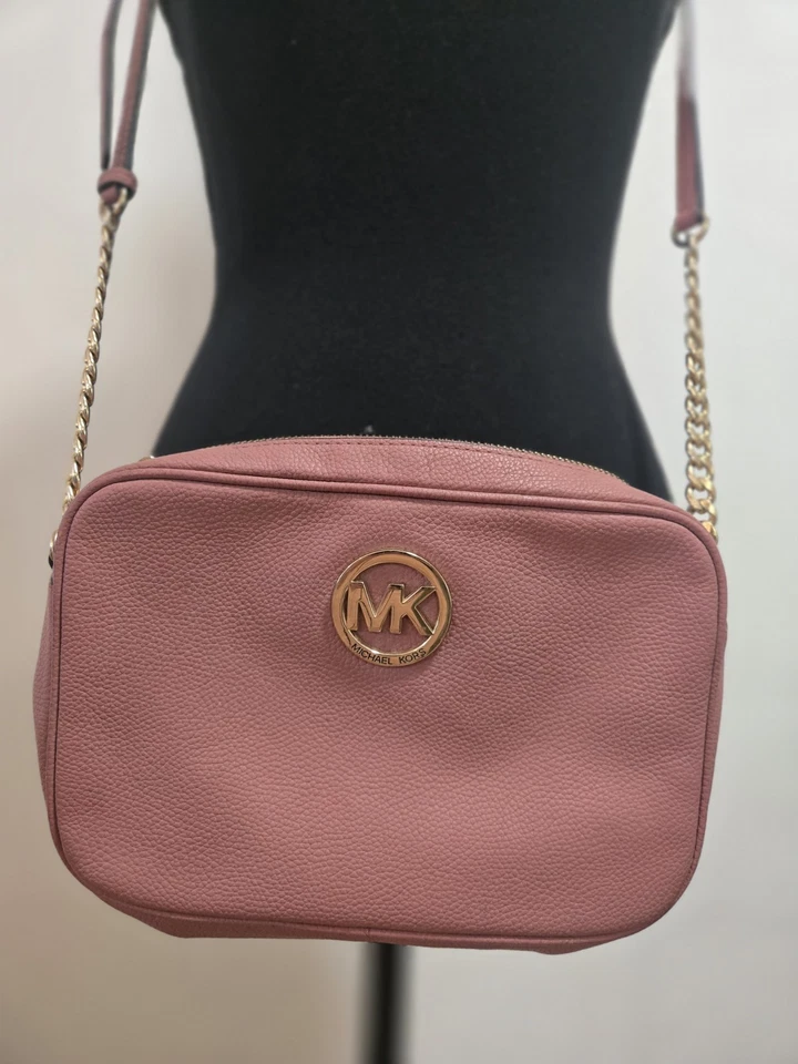 Michael Kors Fulton large Crossbody Bag Peach Pink  - Image 2 of 4