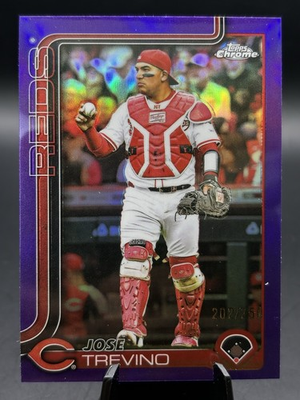 #ad 2025 Topps Chrome Update #USC2 Jose Trevino Purple Refractor 250 $1.99