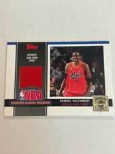 2005-06 Topps Samuel Dalembert Hardwood Classic Game Used Jersey 76ers