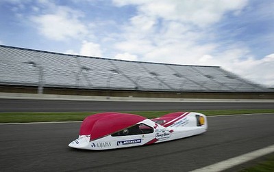 Team Fancy Carol on their way to second place at the Shell Eco Mar- Old Photo