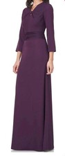 js collections Beautiful dress Color Plum Size 12,10,8,4