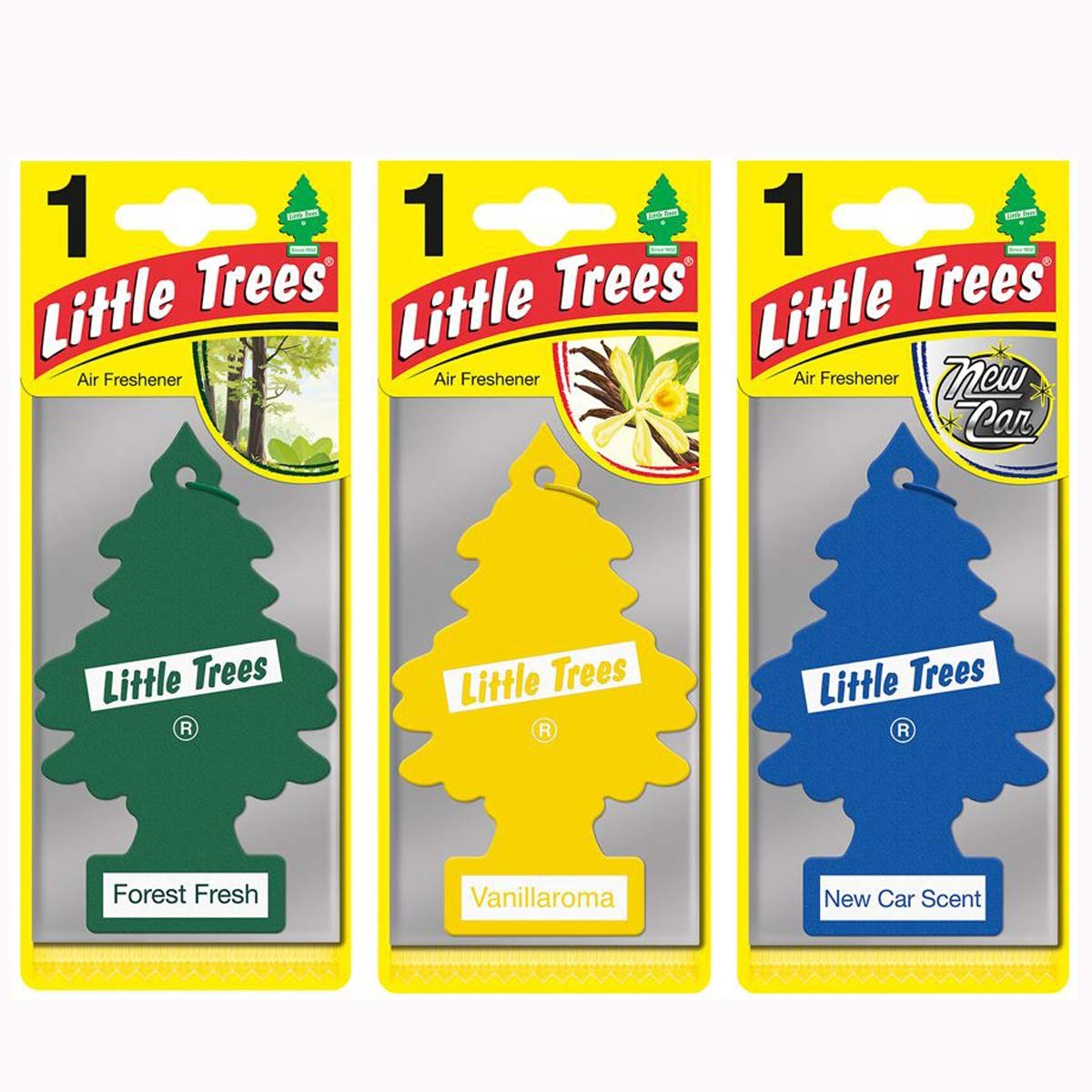 MTR10390 Car Air Freshener 3 Pieces x4 Cardboard Frosted Pine By Little Trees - Image 3