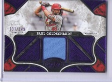 PAUL GOLDSCHMIDT 2025 Topps Tier One Purple Foil Relic /149 #T1R-PG CARDINALS