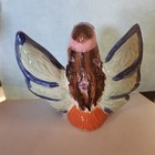 Vintage Handpainted Glazed Ceramic Garden Fairy — photo 3