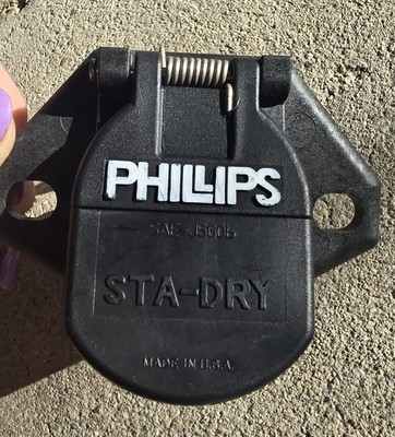 #ad Philips Sta Dry 16 720 7 Pin Pront Trailer Socket Plug LOT OF 10 New $200.00