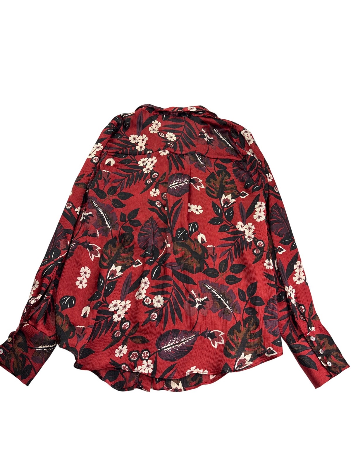 Zara Basic Collection Womens Floral Button Front … - image 5