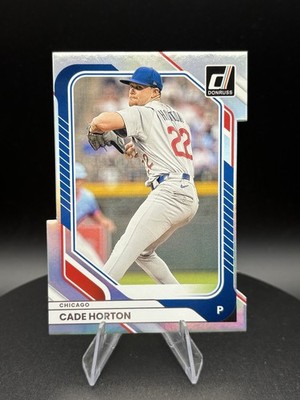 Panini 2026 Donruss Cade Horton Chicago Cubs Serial Numbered /75 - Silver Diecut