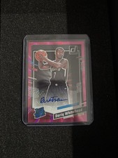 2023-24 NBA Donruss Pink Laser Dariq Whitehead Autograph